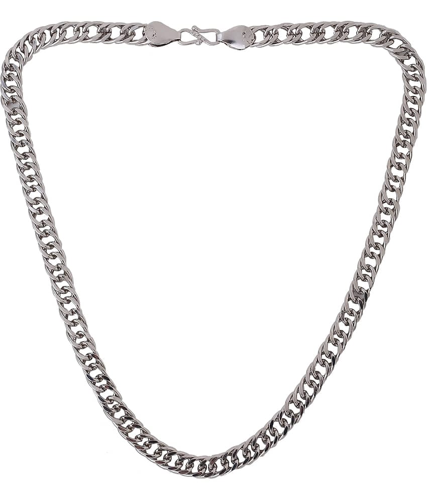 VIRAASI - Silver Plated Brass Chain ( Pack of 1 )