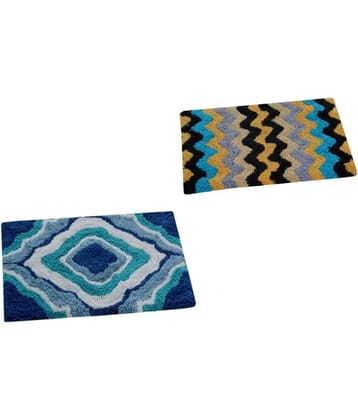 Aazeem Multi Set of 2 Anti-skid Door Mat