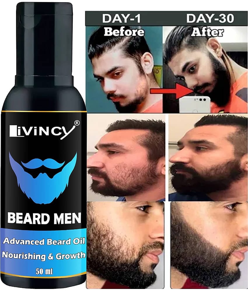 LIVINCY Jojoba Oil Volumizing Beard Oil 50 gm