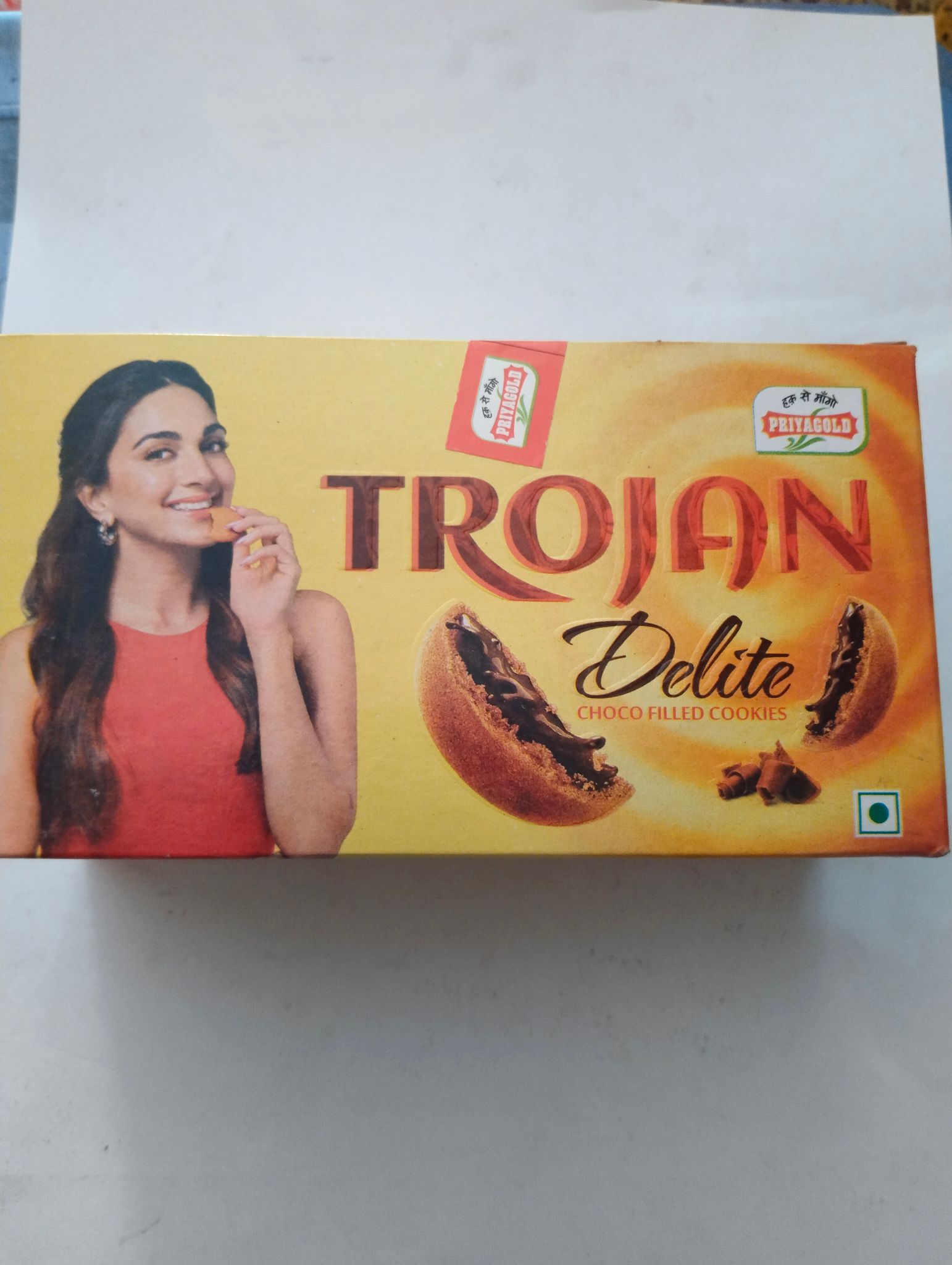 Priyagold Trojan Delite Choco filled cookies 