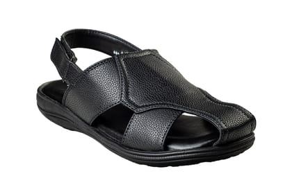 Titas Gents Black Sandal-Black / 7