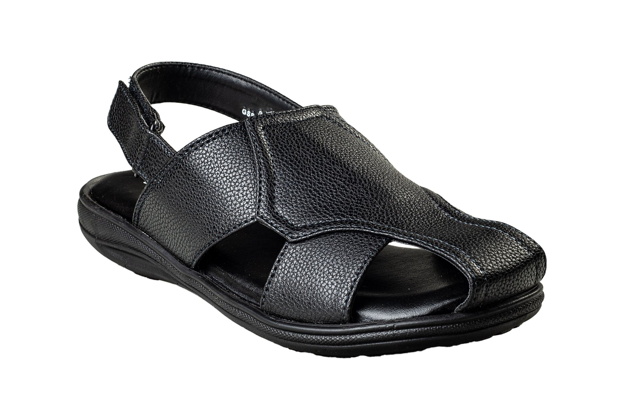 Titas Gents Black Sandal-Black / 7