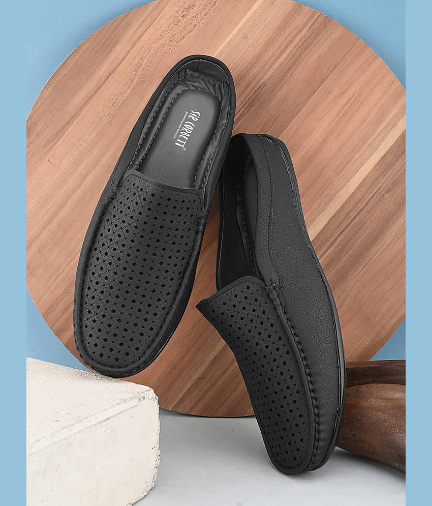 Sir Corbett Black Men's Slip on