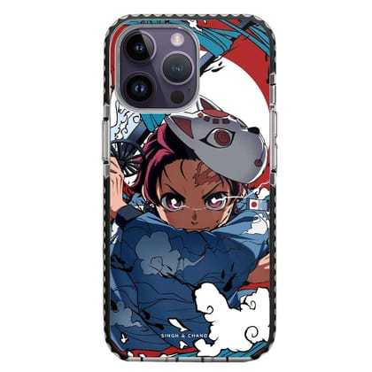 Tanjiro Water Breathing 1.0 Demon Slayer Anime iPhone 14 Pro Max Stride Phone Case-Stride