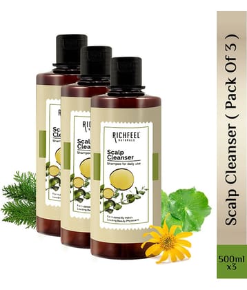 Richfeel Scalp Cleanser 500 Ml  Pack of 3