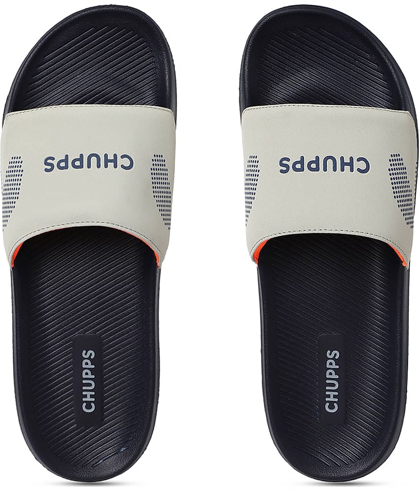 CHUPPS Blue Men's Slide Flip Flop