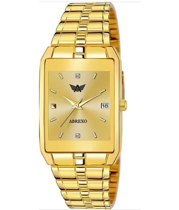 Abrexo Gold Stainless Steel Analog Men's Watch