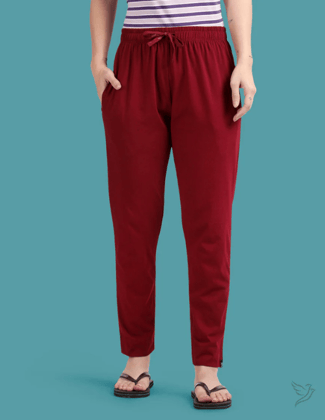 Solid Night Pant - Cherry berry-S / Cherry berry