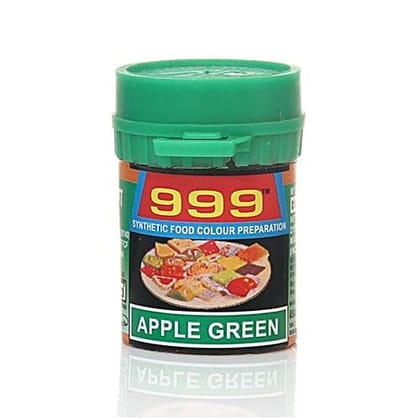999 Synthetic Food Colour Preparation Apple Green, 10 g