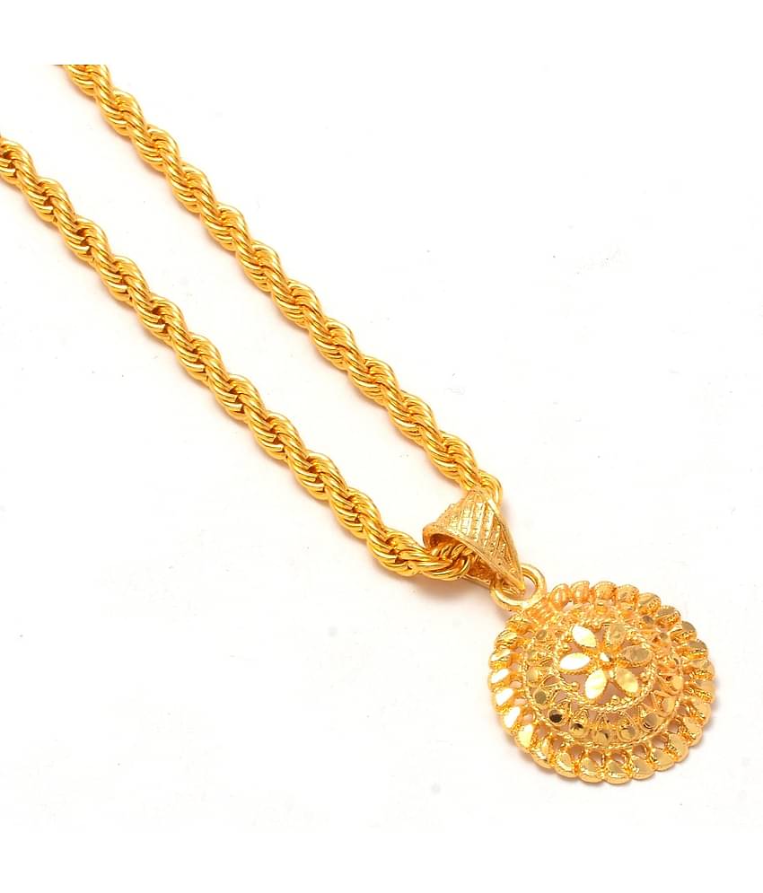 Jewar Mandi Golden Pendant ( Pack of 1 )