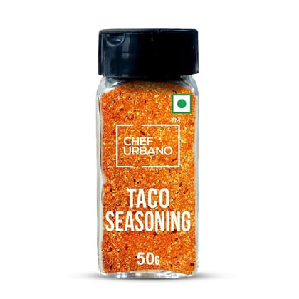 Chef Urbano Spice Mixes Taco Seasoning Sprinkler 50 Gms (MRP: Rs. 150/-)