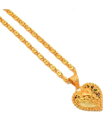 Jewarhaat - Golden Pendant ( Pack of 1 )