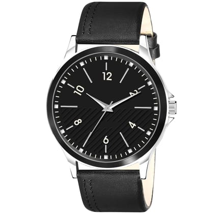 LOREM Black Stylish Dial Analog Watch for Men LR93-UF
