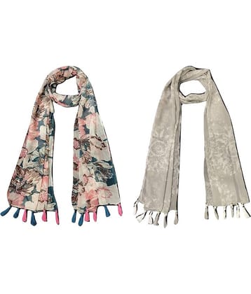 stolevilla Multi Printed Poly Cotton Yarn Stoles