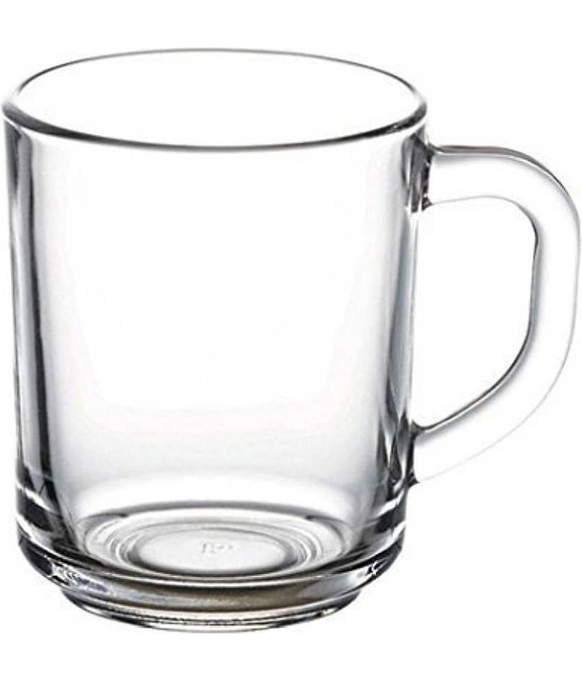 AFAST Tea & Coffee Cup Set Solid Glass Coffee Cup 250 ml ( Pack of 1 )