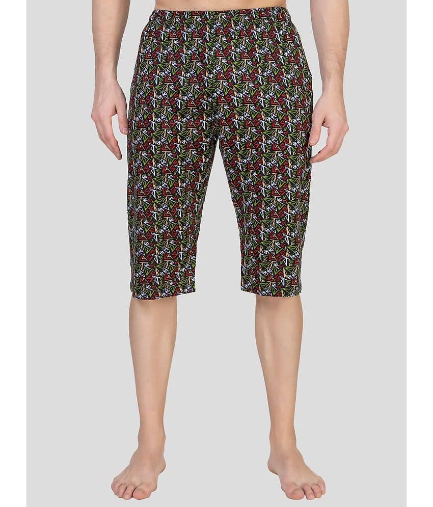 Zeffit - Olive Cotton Men's Three-Fourths ( Pack of 1 )