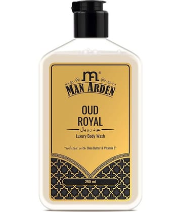 Man Arden Oud Royal Luxury Body Wash Infused With Shea Butter & Vitamin E, 250ml