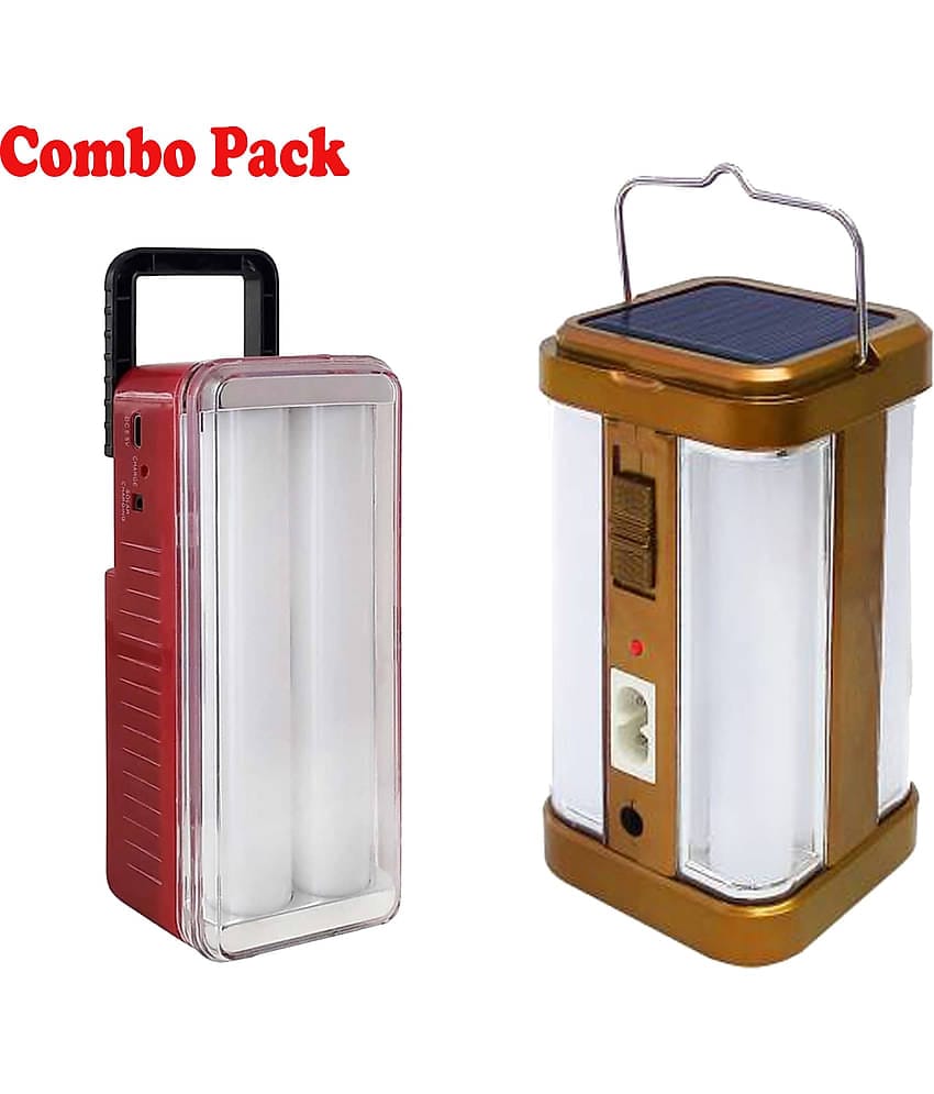 Stylopunk EN35 And 5W EN69 Above 50W Solar Lantern - Pack of 2