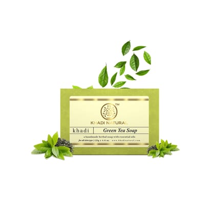 Khadi Natural Green Tea Soap - 125gm Khadi Natural Green Tea Soap - 125gm