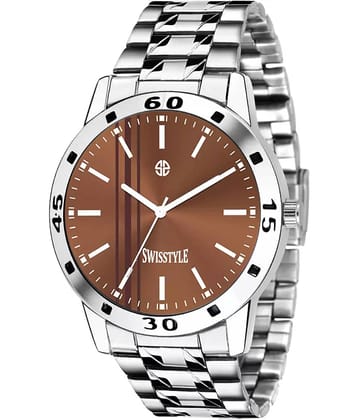 Swisstyle Silver Stainless Steel Analog Men's Watch