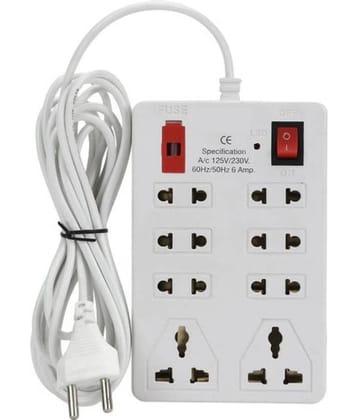 Bsk 8 Socket Extension Board With (2 mtr. wire length)