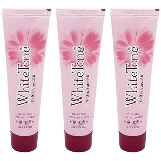 White Tone Hydrating Sun Protection Face Cream - Pack Of 3 (25g)