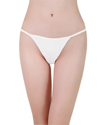 Kaamastra Sexy Mesh White G-string