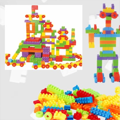 PlayMagic Building Blocks with Wheels 480 pcs
