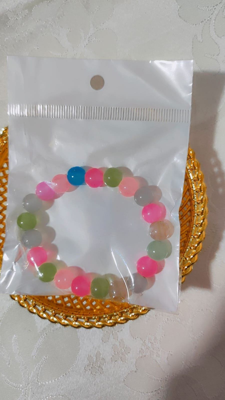 Vibrant Beaded Stretchy Bracelet - Fashion Accessories