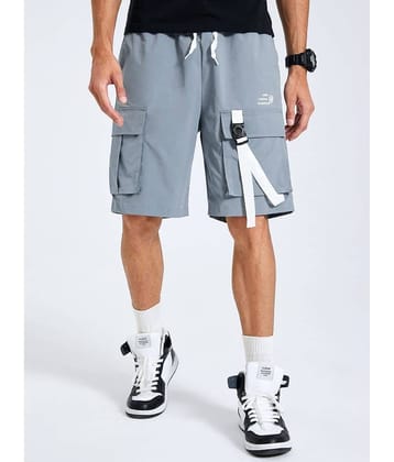 HVBK - Grey Polyester Men's Cargos ( Pack of 1 )