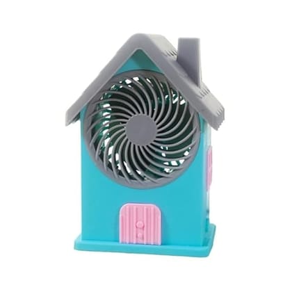 Mini House Fan, Rechargeable Portable Personal Desk Fan for Home, Office &, Compact Design, Quiet & Efficient, USB Powered (Battery Not Included)