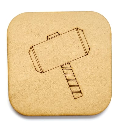 Brand Zero Pre Marked MDF Base - Design 3123 - Select Your Preference Of Size & Thickness