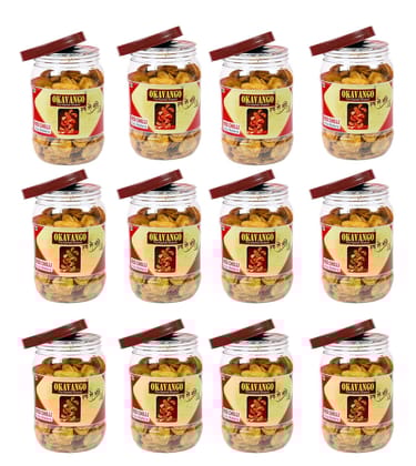 Okavango Red Chilli Banana Chips, 300g, Pack of 12