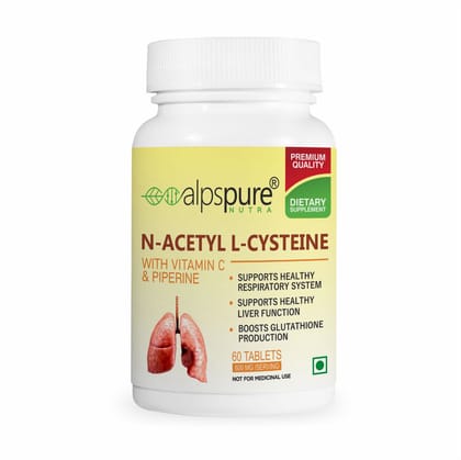 N-Acetyl L-Cysteine 600mg-60 Tablets
