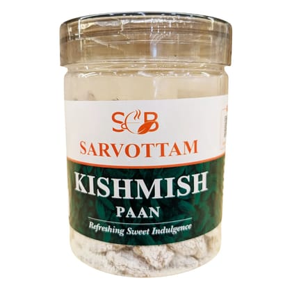Sarvottam Premium Kismish Paan 250g Box | Delicious Fusion of Raisins & Paan Flavor | Natural Sweet Snack | Perfect Mouth Freshener & Digestive Treat