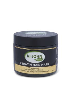 VI-JOHN NATURALE Keratin Hair Mask | Spa Smooth Therapy | Soft, Shine & Damaged Hair Repair-Salon Like Hair Spa At Your Home | For Dry & Damaged Hair | 500ML VI-JOHN NATURALE Keratin Hair Mask | Spa Smooth Therapy | Soft, Shine & Damaged Hair Repair-Salon Like Hair Spa At Your Home | For Dry & Damaged Hair | 500ML