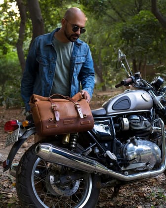 outlaw saddlebag-vintage tan / in
