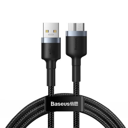 Baseus Cafule Converter Cable USB 3.0 Male To Micro-B 1M - Dark Grey (CADKLF-D0G)
