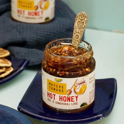 Native Tongue Hot Honey with Gondhoraj Lime 200g