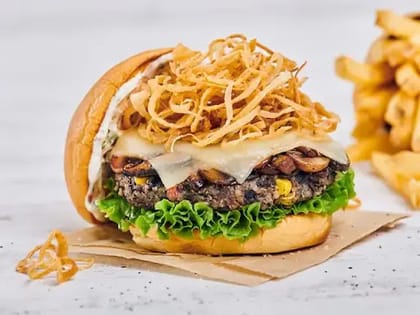 Swiss Mushroom Burger
