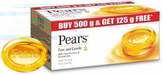 PEARS PURE&GENTLE  5*125GM