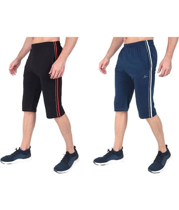 Zeffit - Multi Cotton Blend Men's Three-Fourths ( Pack of 2 )