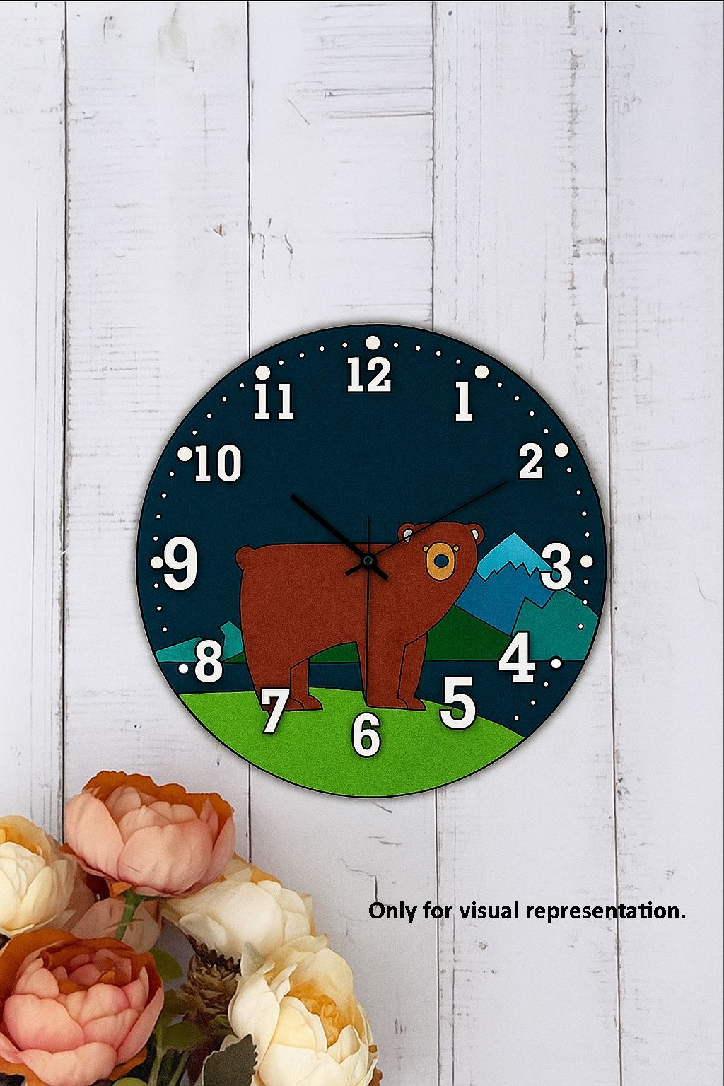 Dbeautify's DIY Bear Wall Clock for Kids