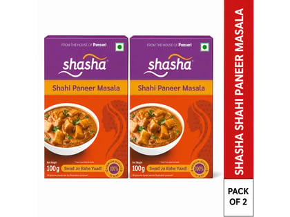 Shasha Shahi Paneer Masala - 100gm ( Pack of 2 )