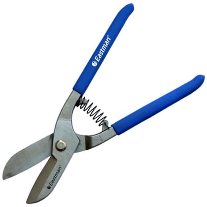 Eastman Tin Cutter 12/300 Mm, Fully Drop Forged Alloy Steel Full Polished Head Dipped Sleeve Handle with Cutting Capacity For Iron Sheet 0.6-1mm (E-2255)