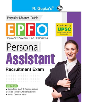 UPSC - EPFO : Personal Assistant Recruitment Exam Guide