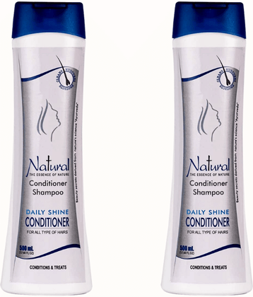 NATURAL THE ESSENCE OF NATURE - Anti Hair Fall Shampoo & Conditioner 2 mL ( Pack of 2 )