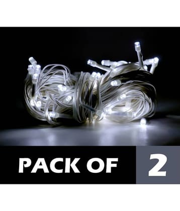 Mprow 11Mtr Still Led Ladi Diwali String Lights White