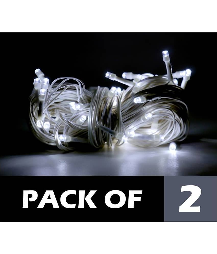 Mprow 11Mtr Still Led Ladi Diwali String Lights White