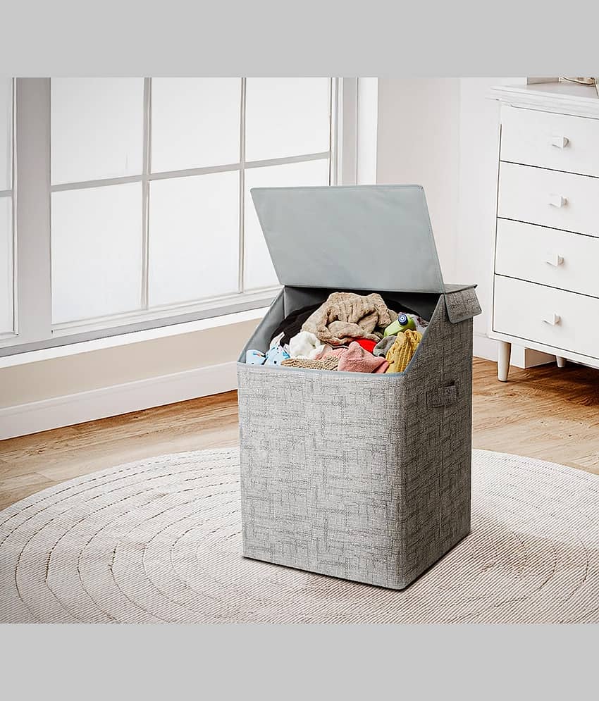 Zovira Grey Laundry Bags ( Pack of 1 )